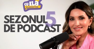 Sănătatea, în topul preferințelor online: Ela Crăciun încheie sezonul podcastului cu peste 13 milioane de vizualizări Sănătatea, în topul preferințelor online: Ela Crăciun încheie sezonul podcastului cu peste 13 milioane de vizualizări