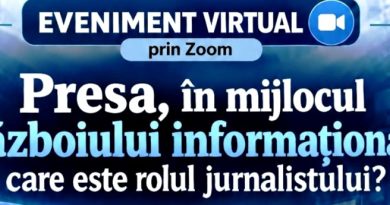 AJRP organizează o dezbatere online despre rolul jurnalistului în războiul informational