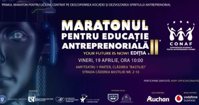 CONAF Sucursala București organizează semifinala ”MARATONUL PENTRU EDUCAȚIE ANTREPRENORIALĂ”